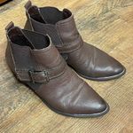 Circus by Sam Edelman Sam Edelman Circus Brown Slip On Ankle Booties Size 7M Photo 1