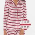 Soma  M Cool Nights 2 piece Pajama Set Matching Top Bottom Pants Sleepwear Photo 0