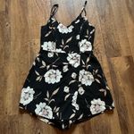 Lulus LULU’S Magical Meadow Black Floral Print Skort Dress Photo 2
