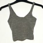 Lululemon  Align Tank Top Sports Bra Heathered Rover Gray Size 0 Photo 2
