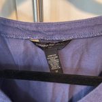 Banana Republic  Womens Cotton vintage Top Sz Medium Purple Long Sleeve Slim Fit Photo 1