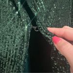 Show Me Your Mumu NEW NWT  Oversized Longline Sequin Dance Blazer Dark Green Photo 4