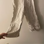 Moon River  White Linen Pants size small Photo 1