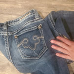 EXPRESS   Blue Skinny Jeans Size 2R Cute Detauls Skinny Fit Photo 3