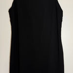 Studio I  Black Sheath Midi Dress Scoop Neck Sleeveless Photo 0
