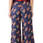 Jill Stuart  Floral Polka Dots Wide Leg High Rise Pants L Photo 7