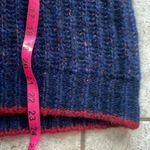 La Ligne Fuzzy Wuzzy V Neck Sweater Navy Blue Size XS Photo 13