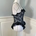 Victoria's Secret Vintage Gold Label Satin & Lace Teddy Bodysuit XS/S Photo 5