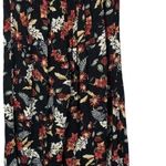 Jaase Black Floral Wide Leg Soft Pants L Photo 1