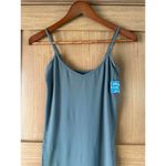 Free People NWT Seamless Mini Spaghetti Strap Dress Steel Gray Women’s size XS/S Photo 3