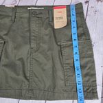 Levi's '94 Cargo Twill Mini Skirt Olive Green 27 NWT Photo 10