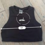 AYBL  black training crop top size small Photo 3