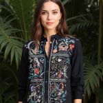 Johnny Was Zodiac Heavily Embroidered Astrology tunic NWT RARE Photo 10