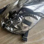 Rebecca Minkoff NWOT Jumbo Silver Metallic Julian Convertible Backpack Photo 3