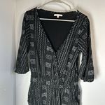 Natural by Known supply boho organic cotton printed jumpsuit size large ethical Black Photo 0