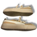 Puma  Basket Platform Birch Leather Suede Ribbon Lace Up Platform Shoes 9‎ Photo 1