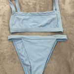 PacSun Light Blue Bikini Size S Photo 0