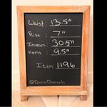 Big star 1196 Buckle  Sweet Flare Jeans 26 (27x30.5) Ultra Low Rise Light Wash Photo 8