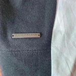 Donna Karan  Active Black and White Sweatshirt Front/Dress Shirt Back Dress Small Photo 4