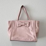 Kate Spade  Murray Street Shoshanna Bow Tote Pink Leather Bag Size OS Photo 2