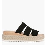 Dr. Scholls Electric Platform Wedge Sandal, Cushioned, Black/Tan, Size 9, NWT Photo 5