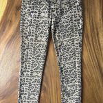 Almost Famous Women's Leopard Mid-Rise Skinny Jeans sz 9 Photo 0