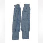 Blue Knitted Leg Warmers Photo 1