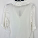 J.Crew Bungalow Popover Top Crepe De Chine Viscose Minimalist Ivory XS NWT Photo 6
