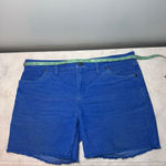 Carve Designs Oahu Corduroy 5” Shorts Size 14 Royal Blue Photo 5