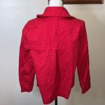 cj banks  red zip up Utility jacket Photo 3
