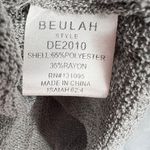 Beulah Sweater Gray Lightweight Three-Quarter Sleeve Pullover One Size New Photo 2