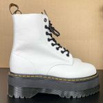 Dr. Martens Dr. Marten’s 1460 Pascal Max White & Black Platform Lace Up Ankle Boots Size 10 Photo 4