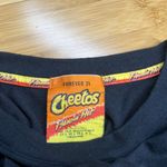 Forever 21  X CHEETOS Flaming Hot Long Sleeve Shirt,Black Flame Sleeves|Size:S Photo 10