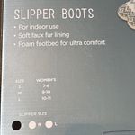 Women’s Weyland Square Quilted Slipper Boots Faux Fur Lining Size S 7 Photo 6