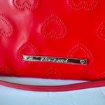Betsey Johnson  Vibrant Red Heart Crossbody Clutch with Bow Photo 14