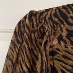 Ganni  Tiger Print Dress‎ NWT Size 34 Size US 2 Animal Print Mobwife Chic Viscose Photo 13