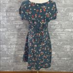 Band of Gypsies Blue Floral Mini Dress Photo 4