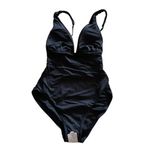 ANDIE  The Sardinia One-Piece Adjustable Straps Black SZ M #1442 Photo 10