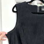 Sag Harbor  Black Faux Suede Sleeveless Cocktail Career Shift Dress Plus Size 18W Photo 1