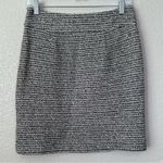 Banana Republic  Black Combo Italian Fabric Textured Mini Skirt, Size 4 Photo 5