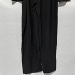 Area Stars New Long Sleeve Button Front Belted Jumpsuit Bella Black Size Medium Photo 11