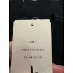 Vince Seamed Front Sheath Dress Women's Size 4 Black Cocktail Photo 2