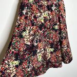 Modcloth Floral Wrap V neck Top Sleeveless A-line Plum Dress Photo 8