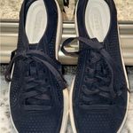 Crocs  CitiLane Roka Court Women’s 11 Low Top Sneaker Shoes Navy/White 204884 Photo 1