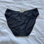 Spiegel NWT  Womens 10 Bikini Set 2PC Black Top Bottom High Waisted Vintage 90s Photo 1