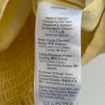 Madewell  Linen Gwen Crop Vest Top Size 6 Yellow Photo 7