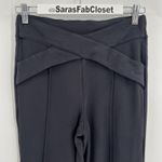 Halara  High Waisted Crossover Flare Yoga Seamed Pants Black Women's Size‎ Medium Photo 4