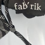 Anthropologie Striped Wide Leg Lace Up Cross Back Sleeveless Jumpsuit Romper Black White Small Photo 8