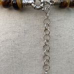 Tiger’s Eye Round Beaded Chunky Collar Choker Necklace Brown Photo 1