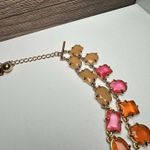 Kate Spade Coated Confetti Statement Necklace Gold Tone Red Pink Orange Etc Photo 13
